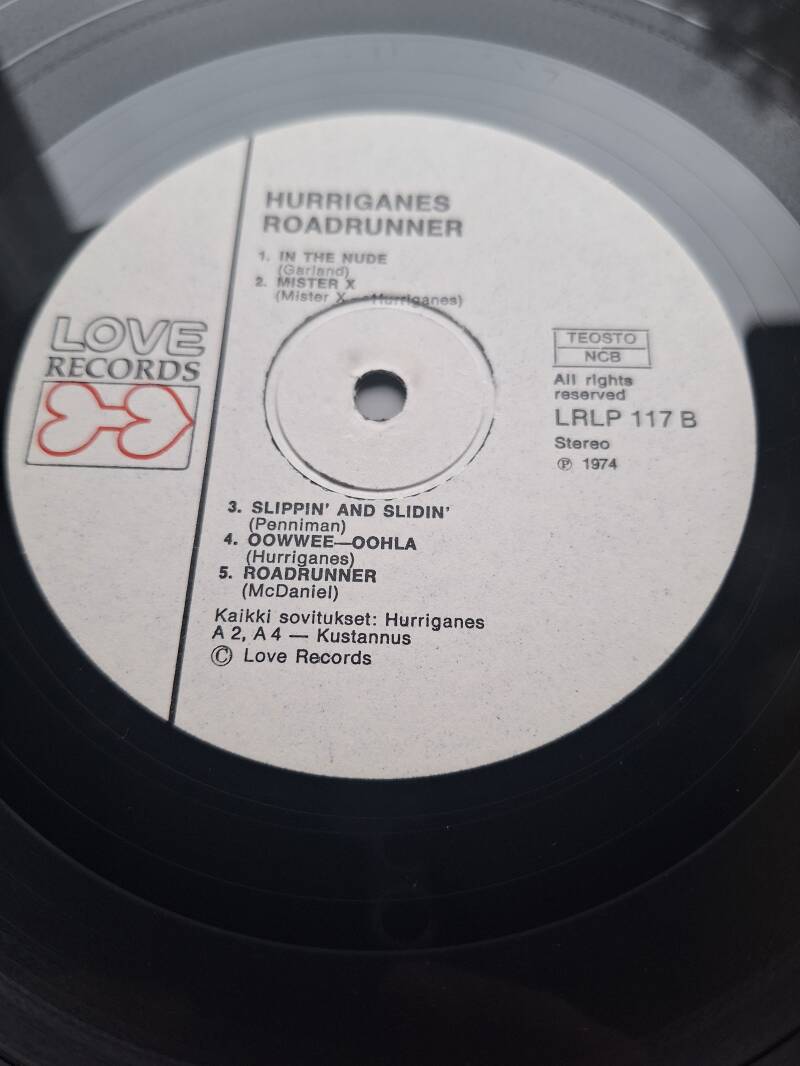 Hurriganes - Roadrunner. 1974 (Vuoromiespainos) vinyyli/lp. (VG+) - Image 4
