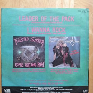 Twisted Sister - Leader of the pack. 1985. 7" single (VG+)